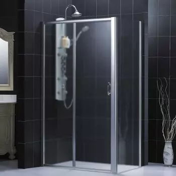 Душевой уголок RGW Passage PA-42 (1100-1120)х1000 профиль хром, стекло матовое