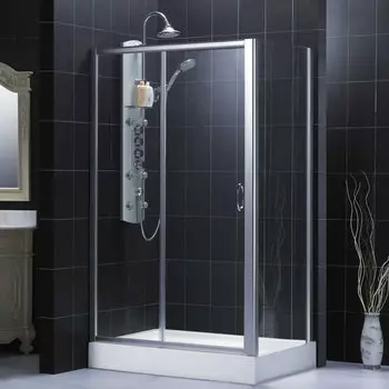 Душевой уголок RGW Passage PA-42 (1400-1420)х800 профиль хром