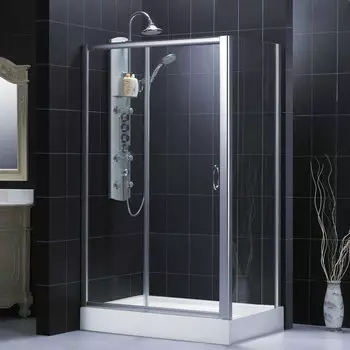 Душевой уголок RGW Passage PA-42 (1400-1420)х900 профиль хром