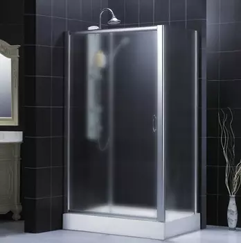 Душевой уголок RGW Passage PA-42 (1400-1420)х1000 профиль хром, стекло матовое