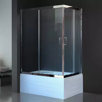 Душевой уголок Royal Bath RB 8120BP-Т-СН L, с поддоном