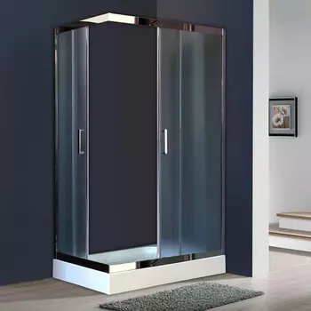 Душевой уголок Royal Bath RB 8120HP-C-СН R, с поддоном