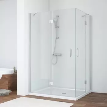 Душевой уголок Vegas Glass AFA-F 120*90 07 01 L профиль матовый хром, стекло прозрачное