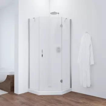 Душевой уголок Vegas Glass AFA-Pen 90 08 10 R профиль глянцевый хром, стекло сатин