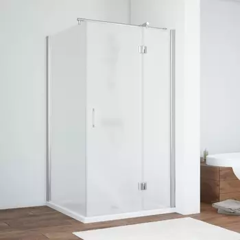 Душевой уголок Vegas Glass AFP-Fis 100 08 10 R профиль глянцевый хром, стекло сатин