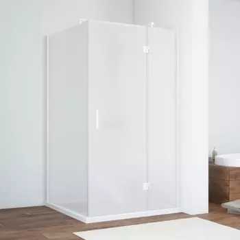 Душевой уголок Vegas Glass AFP-Fis 110 01 10 R профиль белый, стекло сатин