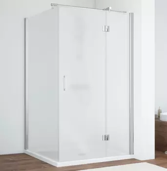 Душевой уголок Vegas Glass AFP-Fis 110 08 10 R профиль глянцевый хром, стекло сатин