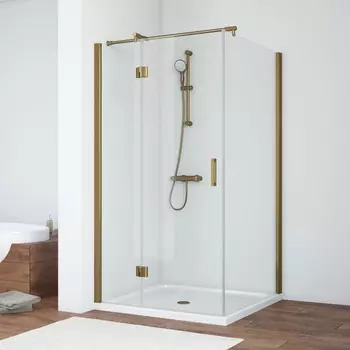 Душевой уголок Vegas Glass AFP-Fis 120 05 01 L профиль бронза, стекло прозрачное