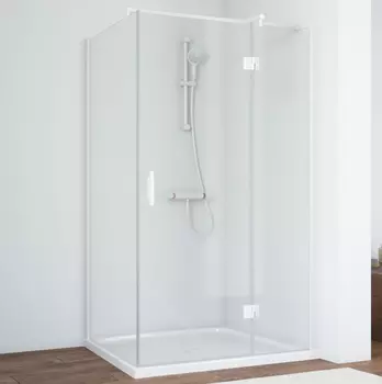 Душевой уголок Vegas Glass AFP-Fis 120*70 01 01 R профиль белый, стекло прозрачное