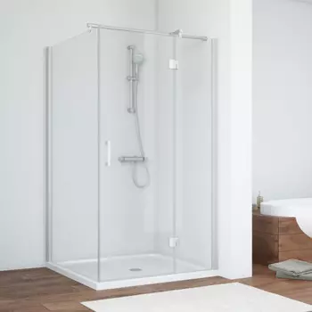 Душевой уголок Vegas Glass AFP-Fis 90 07 01 R профиль матовый хром, стекло прозрачное