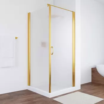 Душевой уголок Vegas Glass EP-Fis 80*90 09 10 R профиль золото, стекло сатин