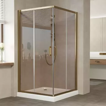 Душевой уголок Vegas Glass ZA 110 05 05 профиль бронза, стекло бронза