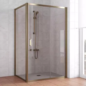 Душевой уголок Vegas Glass ZP+ZPV 120*70 05 05 профиль бронза стекло бронза