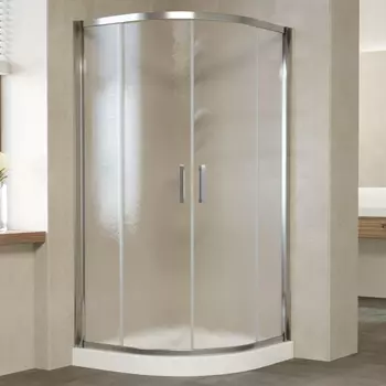 Душевой уголок Vegas Glass ZS 120 08 02 профиль глянцевый хром, стекло шиншилла