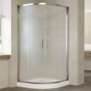 Душевой уголок Vegas Glass ZS 120 08 10 профиль глянцевый хром, стекло сатин