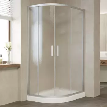 Душевой уголок Vegas Glass ZS-F 120*80 07 02 профиль матовый хром, стекло шиншилла