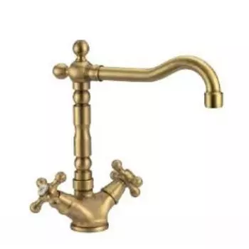 Двухвентильный смеситель цвет бронза Fiore Margot