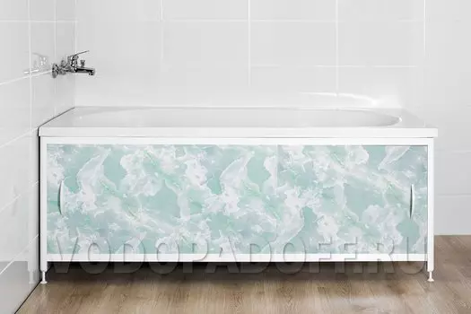 Фотоэкран под ванну 3074 Волны Премиум Размер 148/168