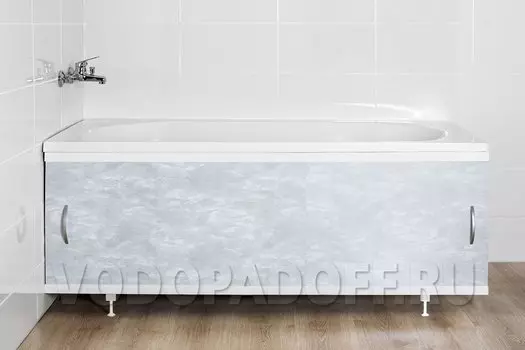 Фотоэкран под ванну 3088_2 Серые блики Классик Размер 148/168