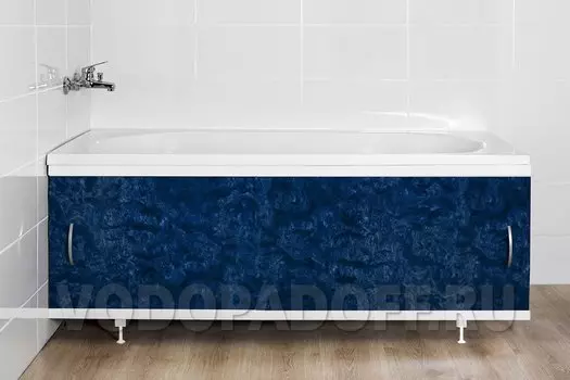 Фотоэкран под ванну 4054 Малахит темно-синий Классик Размер 148/168