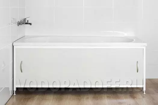 Фотоэкран под ванну 4202 Светло-серый Премиум Размер 148/168