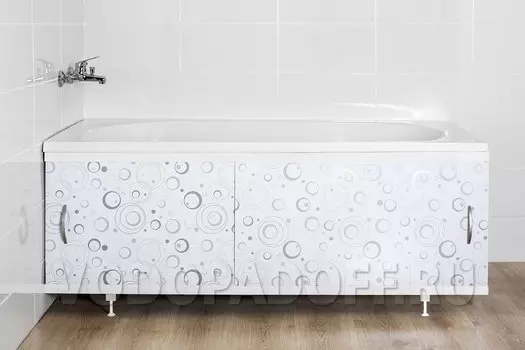 Фотоэкран под ванну 4294 Гало серый Классик Размер 148/168