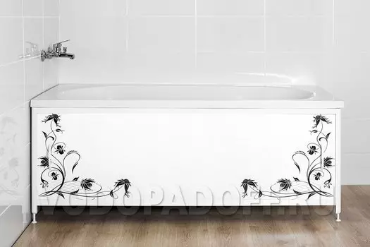 Фотоэкран под ванну 6001 Плющ Премиум Размер 148/168