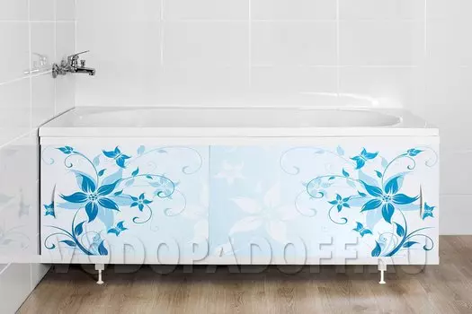 Фотоэкран под ванну 6003 Акутус синий Классик Размер 148/168