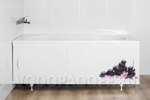 Фотоэкран под ванну 6016 Мокрые камни Классик Размер 148/168