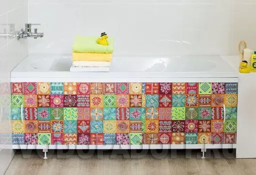 Фотоэкран под ванну 6020 Яркие краски Классик Размер 148/168