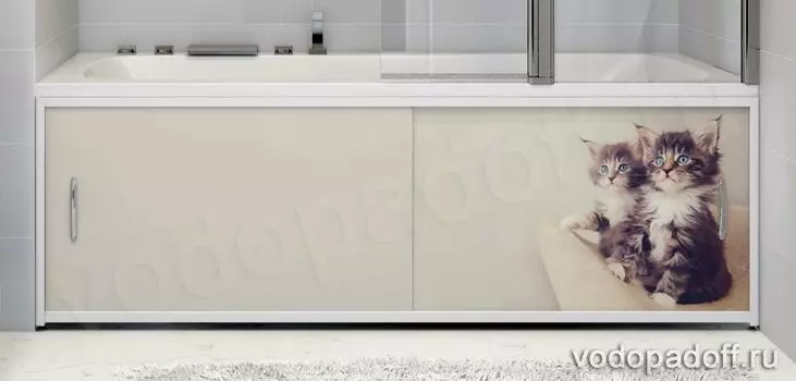 Фотоэкран под ванну Francesca Premium Котята Размер на заказ изготовление 1-2 дня