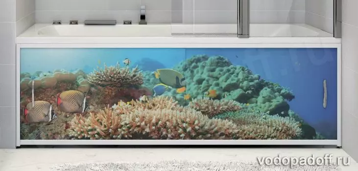 Фотоэкран под ванну Francesca Premium Морское дно Размер на заказ изготовление 1-2 дня