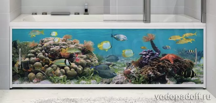 Фотоэкран под ванну Francesca Premium Подводное царство Размер на заказ изготовление 1-2 дня