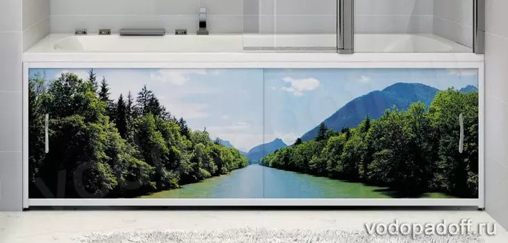 Фотоэкран под ванну Francesca Premium Природа Размер на заказ изготовление 1-2 дня