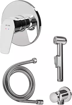 Гигиенический душ Am.Pm Gem F40H9000 со смесителем, С ВНУТРЕННЕЙ ЧАСТЬЮ