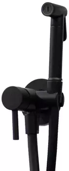 Гигиенический душ Paffoni Tweet Round ZDUP110NO со смесителем, С ВНУТРЕННЕЙ ЧАСТЬЮ