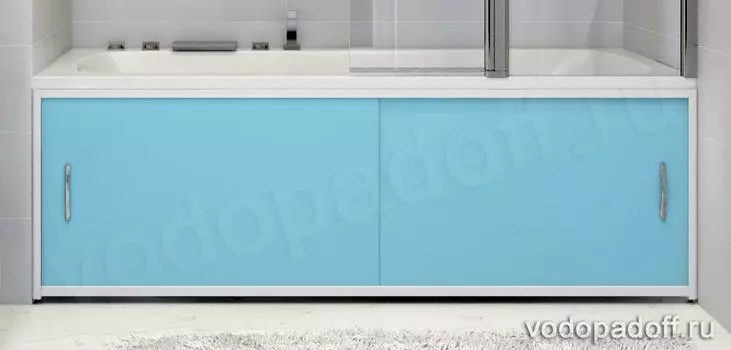 Экран для ванной Francesca Premium голубой Размер на заказ изготовление 1-2 дня