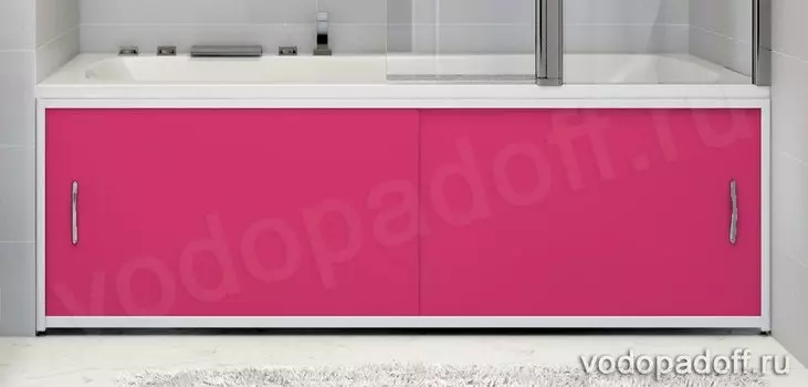 Экран для ванной Francesca Premium розовый Размер на заказ изготовление 1-2 дня