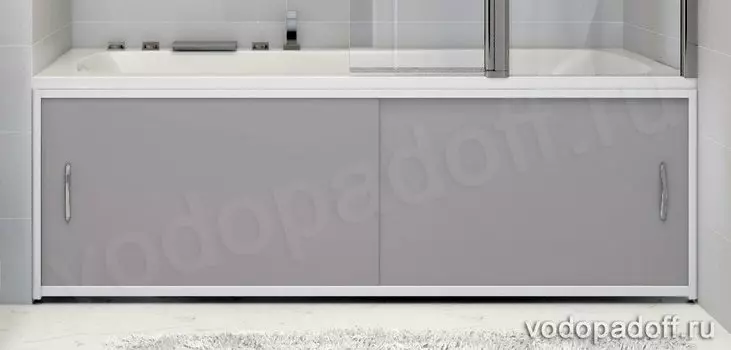 Экран для ванной Francesca Premium серый Размер на заказ изготовление 1-2 дня