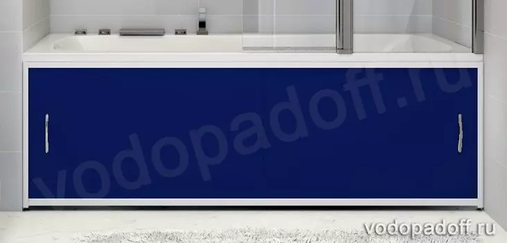 Экран для ванной Francesca Premium синий Размер на заказ изготовление 1-2 дня