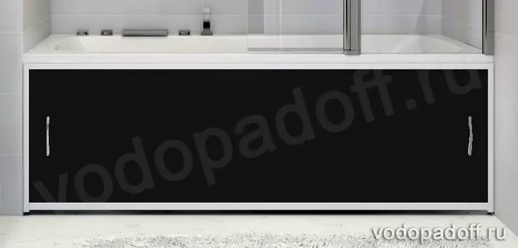 Экран под ванну Francesca Premium чёрный Размер на заказ изготовление 1-2 дня