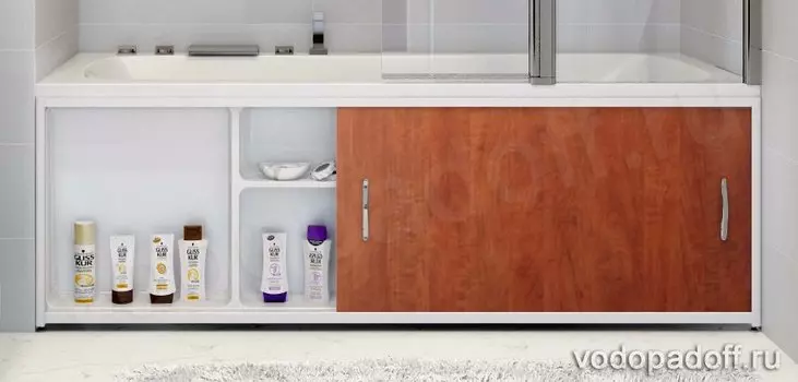 Экран под ванну с полочкой Francesca Premium 1.5/1.7/1.8 дерево