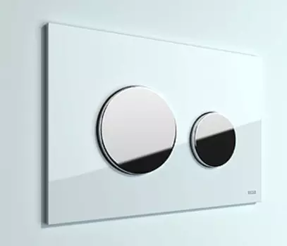 Кнопка смыва TECE Loop 9240627 белая, кнопка хром