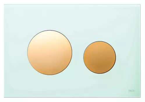 Кнопка смыва TECE Loop Modular 9240668 кнопка золотая, стекло на выбор