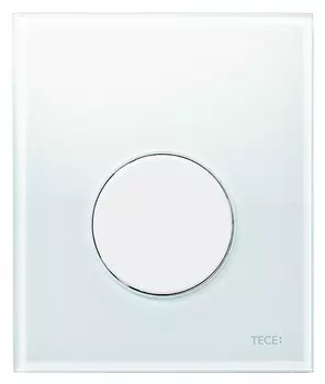 Кнопка смыва TECE Loop Urinal 9242650 белое стекло
