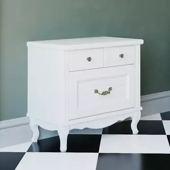 Комод ValenHouse Лиора 65 белый, фурнитура хром