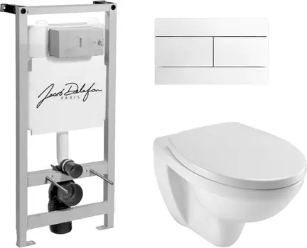 Комплект Jacob Delafon Patio E5504-NF-M29 кнопка белая