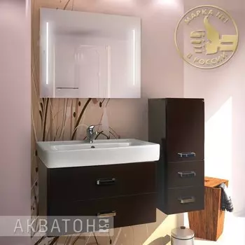 Комплект мебели Акватон Америна 80 темно-коричневый
