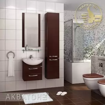 Комплект мебели Акватон Ария 50 М темно-коричневая