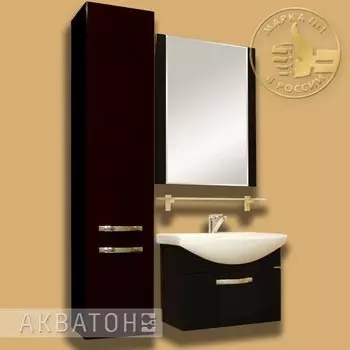 Комплект мебели Акватон Ария 65 черный глянец